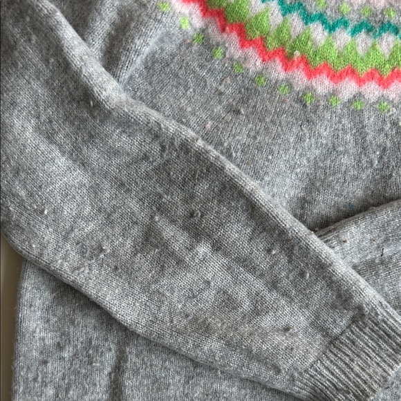 Jacadi Dark Blue Sweater with Pink and Red Heart Design and Grey Sweater - Picture 9 of 15